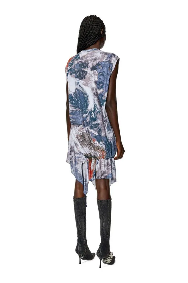 Women DRollettyNwL1 Bluewhite Diesel Dresses And Jumpsuits Women DRollettyNwL1 Bluewhite Diesel Dresses And Jumpsuits