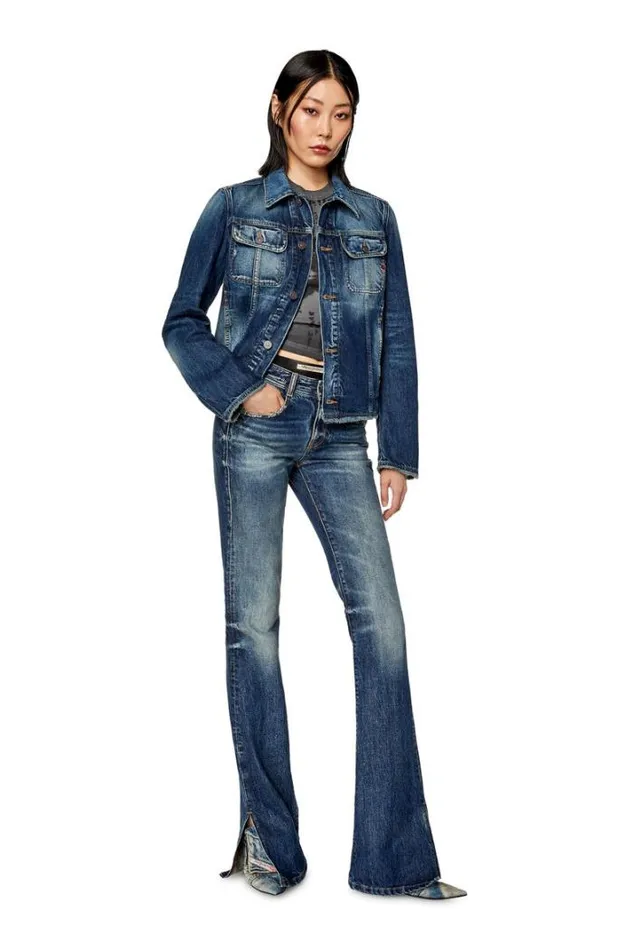 Women DeBonnyS Dark Blue Diesel Outerwear And Jackets