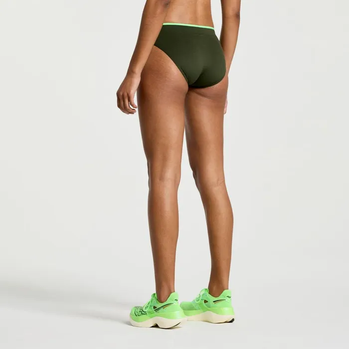 Women Elite Brief Short Umbra Saucony Bottoms