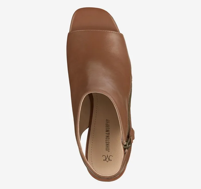 Women Evelyn SideZip Bootie Cognac Glove Leather JohnstonandMurphy Boots and Booties Women Evelyn SideZip Bootie Cognac Glove Leather JohnstonandMurphy Boots and Booties