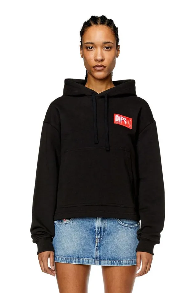 Women FJaralabelHood Black Diesel Sweaters