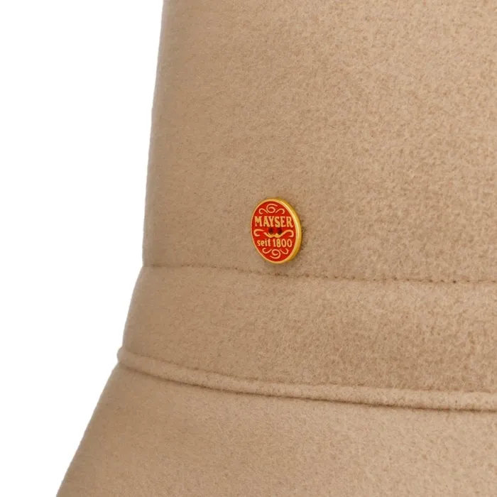 Women Felt Hats Mayser Taleja Wollhut Beige