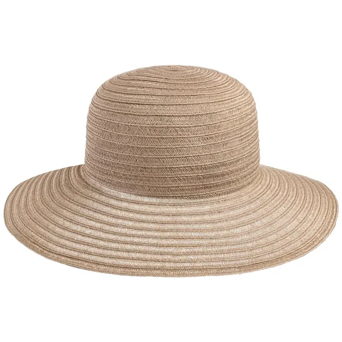 Women Floppy Hats Mayser Janell Hemp Rollable Floppy Hat Beige