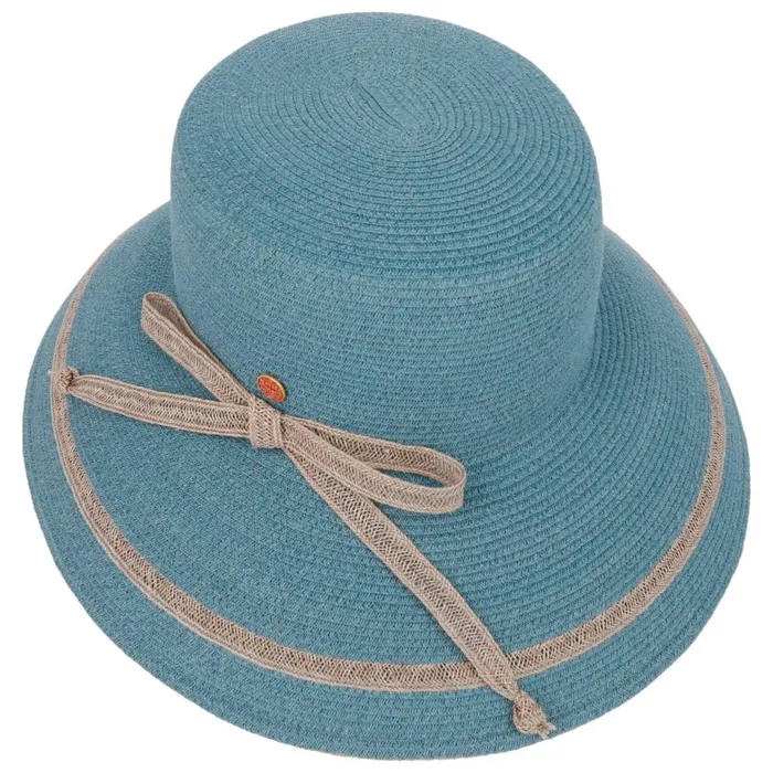 Women Floppy Hats Mayser Lilien Raffiahut Blue