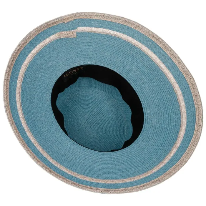 Women Floppy Hats Mayser Lilien Raffiahut Blue