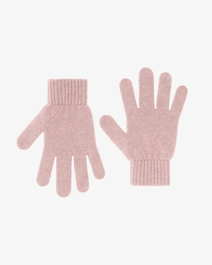 Women Gloves Colorful Standard Merino Wool Gloves Faded Pink