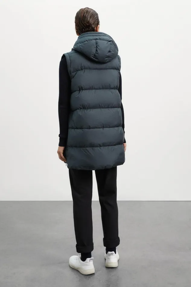 Women Green Marangu Coat Ecoalf Vests