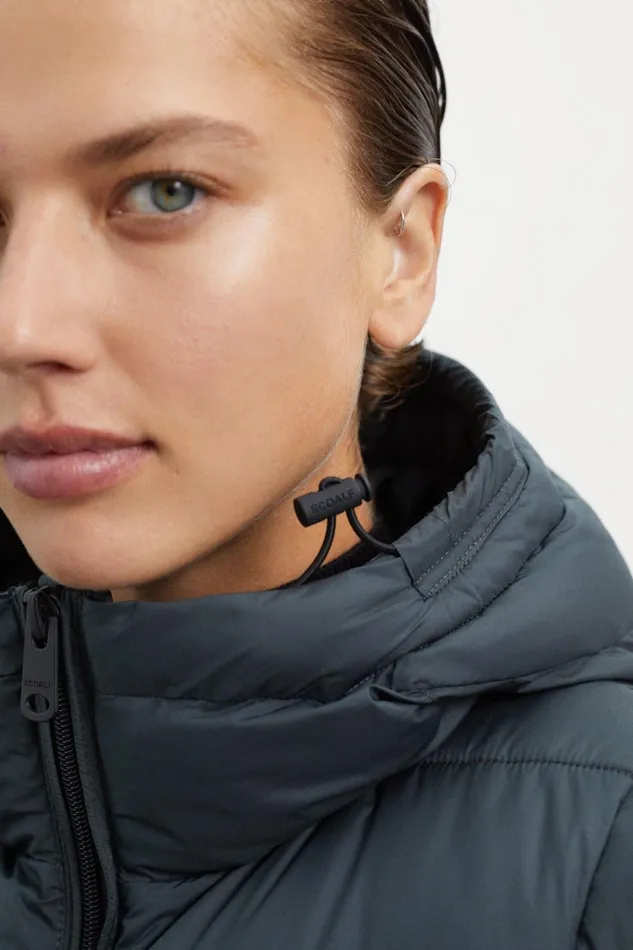Women Green Marangu Coat Ecoalf Vests