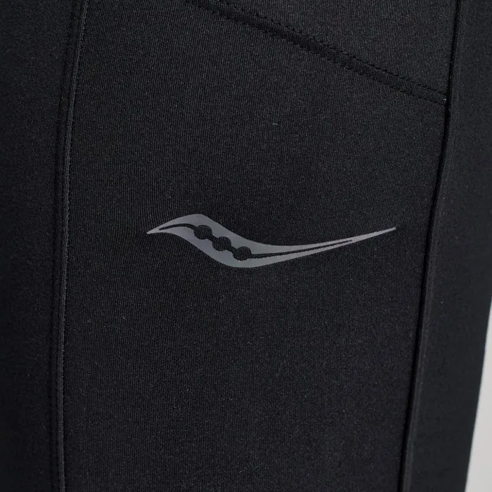 Women Hurricane Tight Black Saucony Bottoms