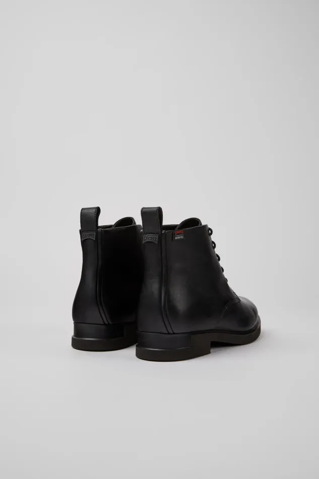 Women Iman GORETEX Black Lace Up Ankle Boot Camper Ankle Boots Women Iman GORETEX Black Lace Up Ankle Boot Camper Ankle Boots