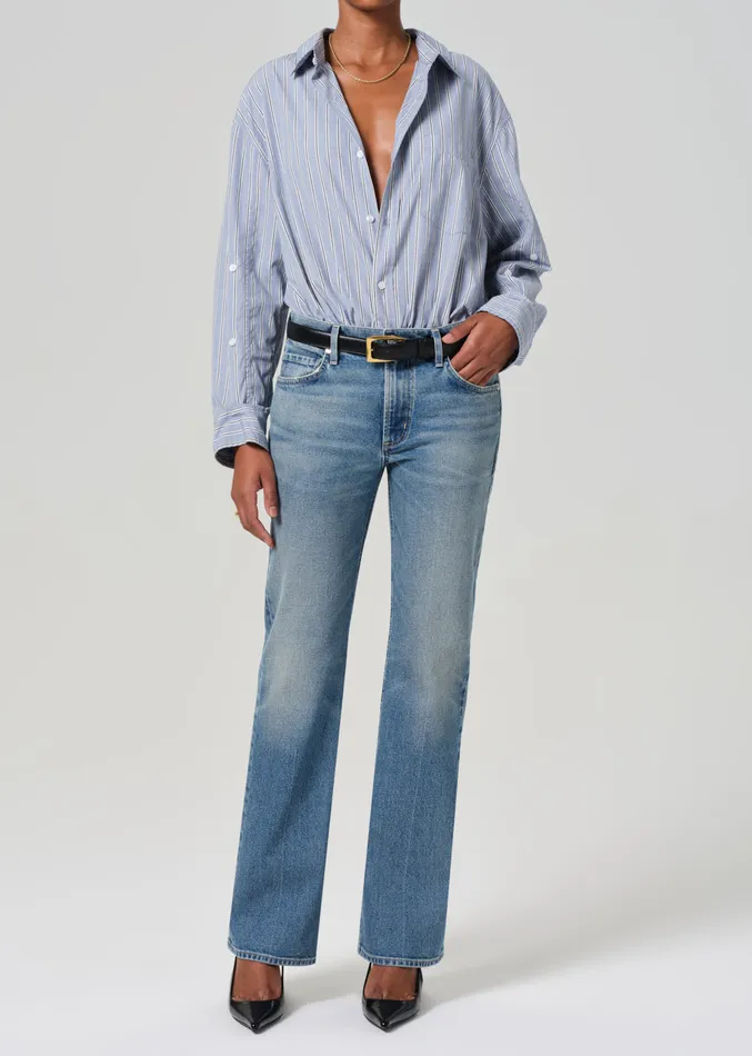 Women Jeans Citizens Of Humanity Genova Low Slung Boot In Clairo
