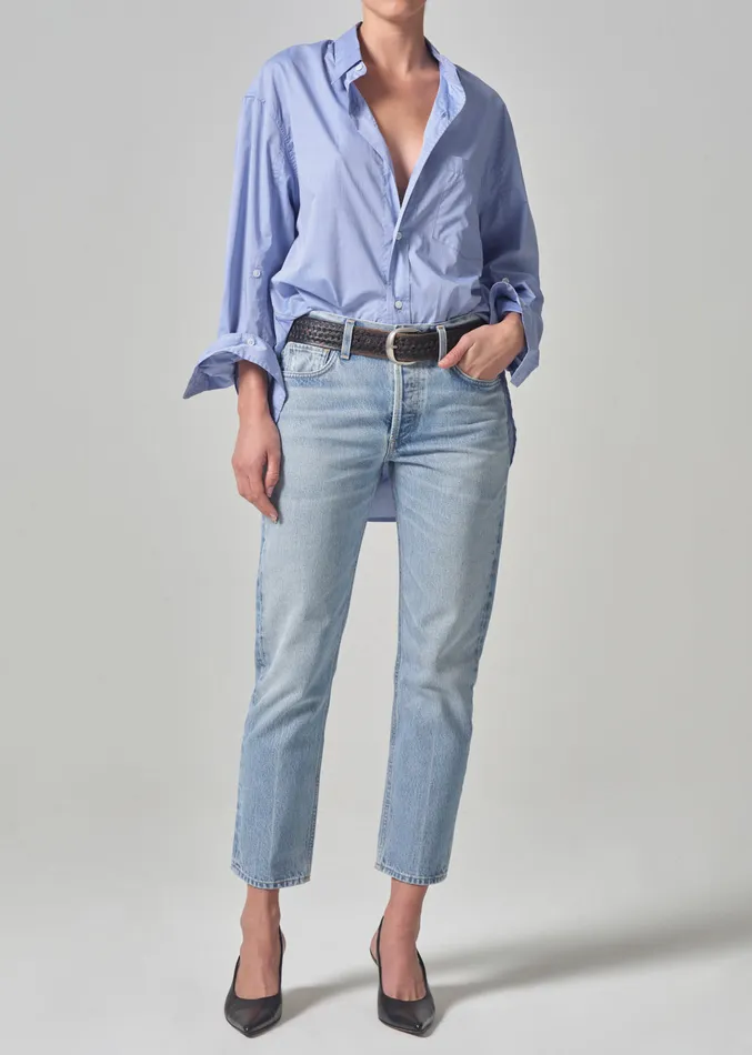 Women Jeans Citizens Of Humanity Isla Low Rise Straight In Spector