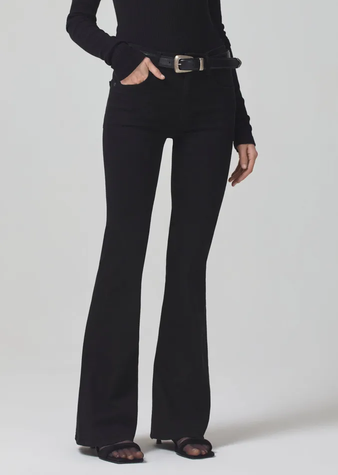 Women Jeans Citizens Of Humanity Isola Flare 32034 In Plush Black