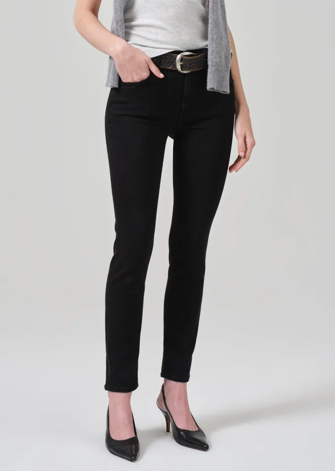 Women Jeans Citizens Of Humanity Sloane Skinny In Plush Black