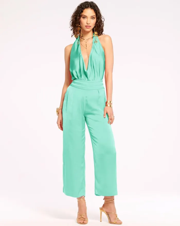 Women Joss Cropped Wide Leg Pant Bright Amethyst Ramy Brook Pants