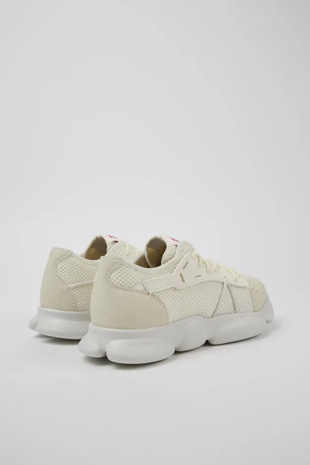 Women Karst Sorona White Textile Sneaker Camper Non Leather Shoes Women Karst Sorona White Textile Sneaker Camper Non Leather Shoes
