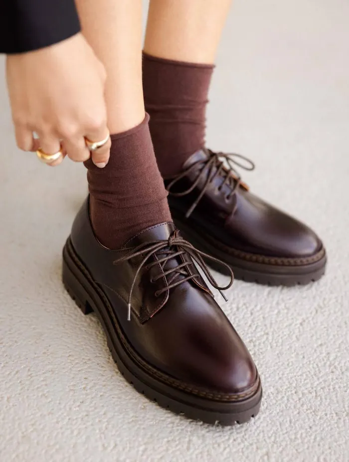 Women Loafers and Derbies Bobbies Dasha Cabernet