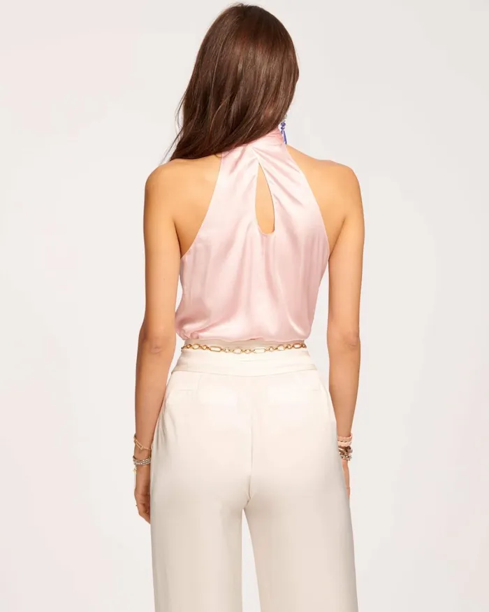Women Lori High Neck Tank Top Sandstone Ramy Brook Tops Women Lori High Neck Tank Top Sandstone Ramy Brook Tops