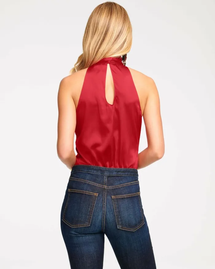 Women Lori High Neck Tank Top Sandstone Ramy Brook Tops Women Lori High Neck Tank Top Sandstone Ramy Brook Tops