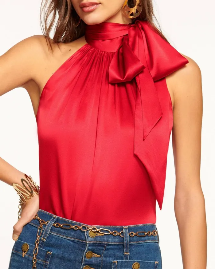 Women Lori High Neck Tank Top Sandstone Ramy Brook Tops Women Lori High Neck Tank Top Sandstone Ramy Brook Tops