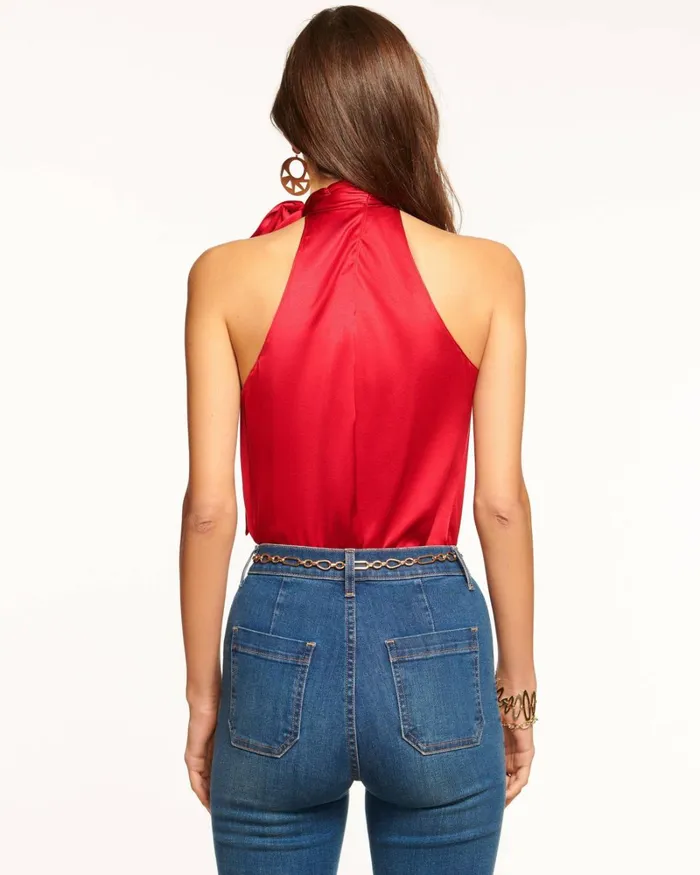 Women Lori High Neck Tank Top Sandstone Ramy Brook Tops Women Lori High Neck Tank Top Sandstone Ramy Brook Tops