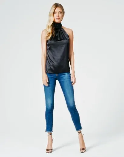 Women Lori High Neck Tank Top Sandstone Ramy Brook Tops Women Lori High Neck Tank Top Sandstone Ramy Brook Tops