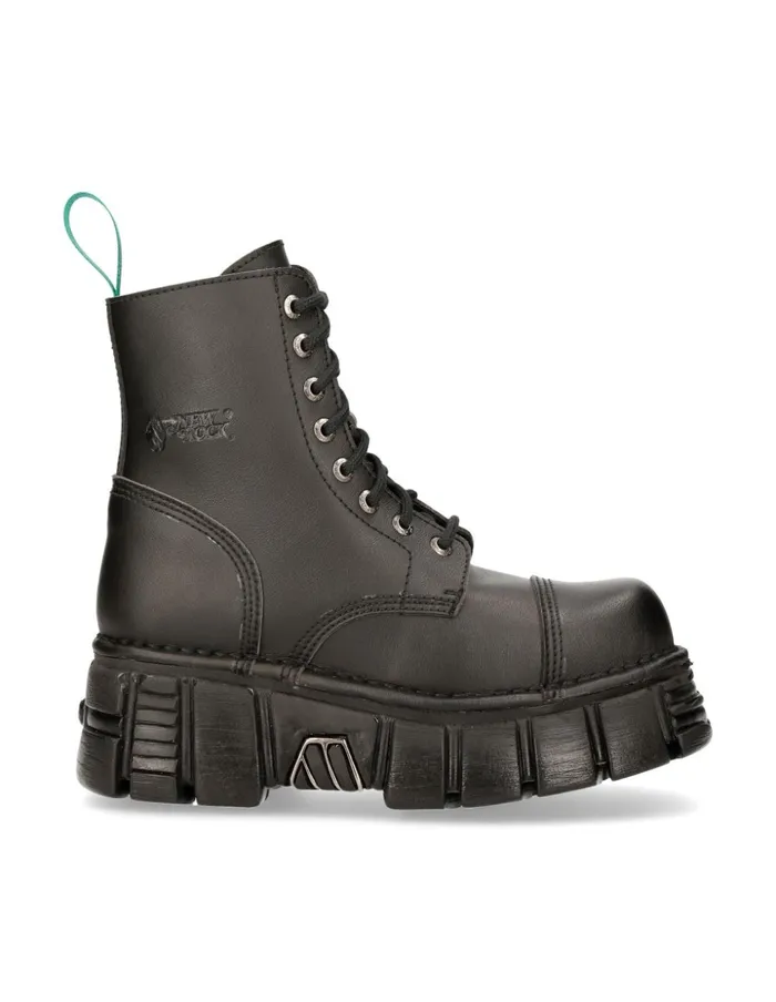 WomenMen Ankle Boot Metallic MMili083cV1 New Rock Boots WomenMen Ankle Boot Metallic MMili083cV1 New Rock Boots