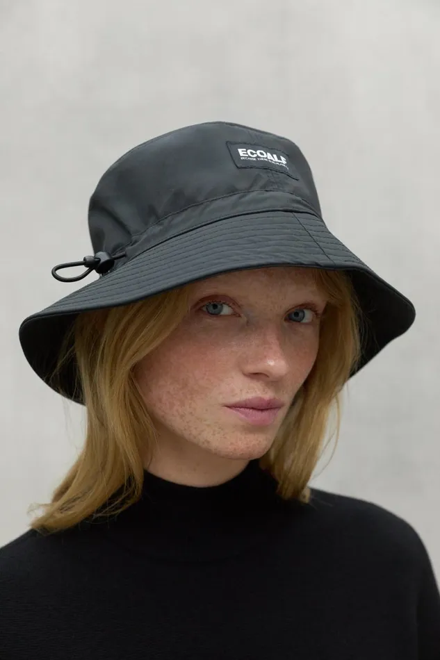 WomenMen Black Fisher Bas Hat Ecoalf Hats And Scarves