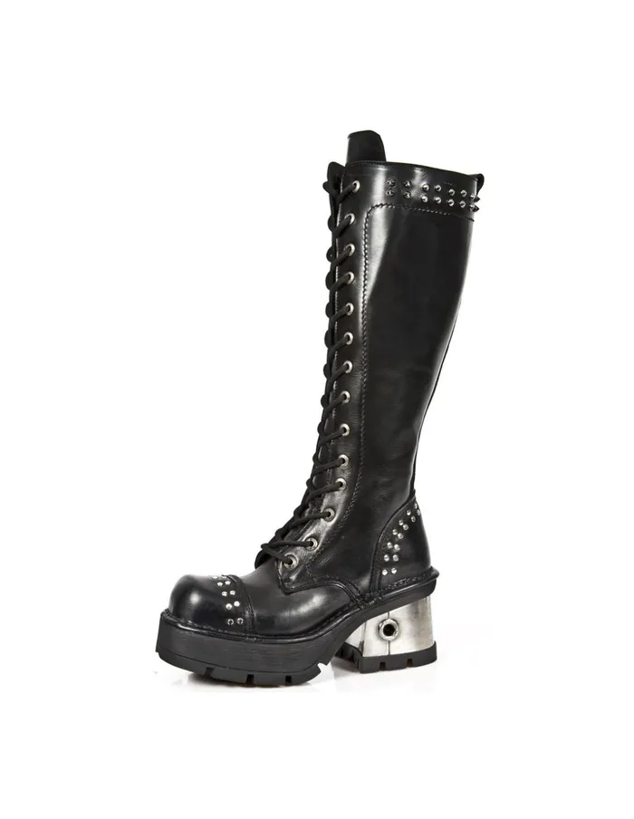 WomenMen Boot Metallic M1028C2 New Rock Boots
