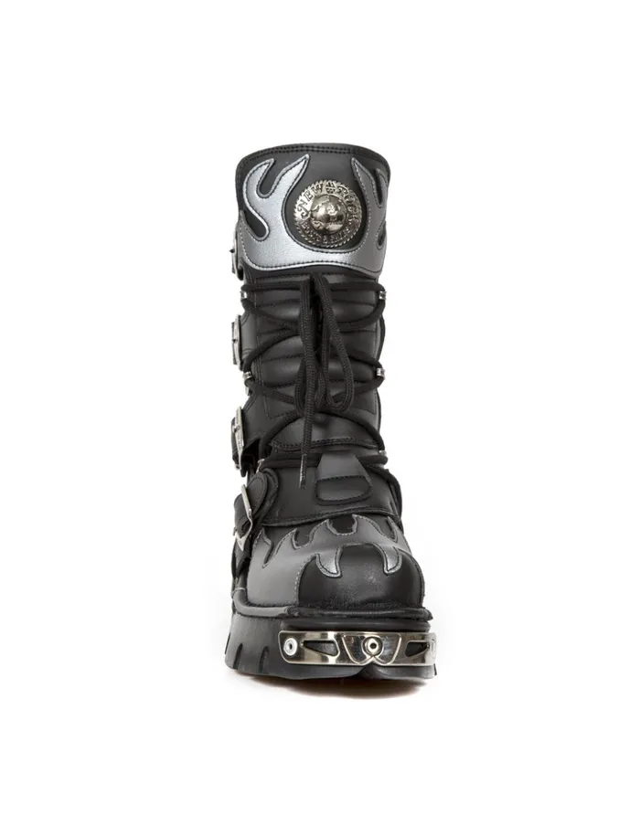 WomenMen Boot Metallic M591C42 New Rock Boots WomenMen Boot Metallic M591C42 New Rock Boots