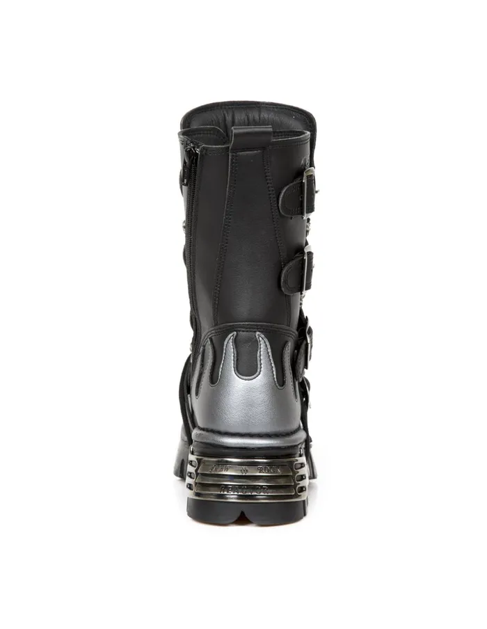 WomenMen Boot Metallic M591C42 New Rock Boots WomenMen Boot Metallic M591C42 New Rock Boots