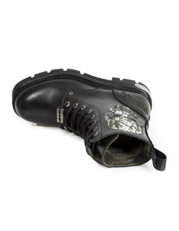 WomenMen Boot Metallic MMili120C5 New Rock Boots WomenMen Boot Metallic MMili120C5 New Rock Boots