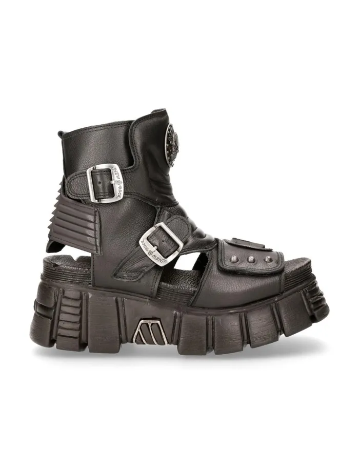 WomenMen Metallic MBios106C5 New Rock Sandals WomenMen Metallic MBios106C5 New Rock Sandals
