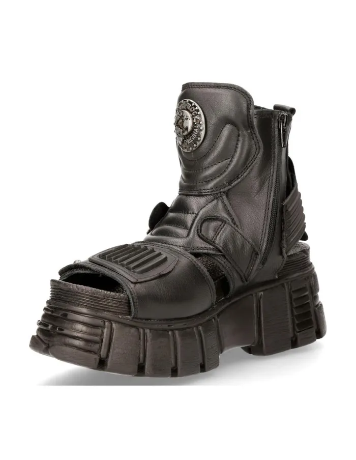 WomenMen Metallic MBios106C5 New Rock Sandals WomenMen Metallic MBios106C5 New Rock Sandals