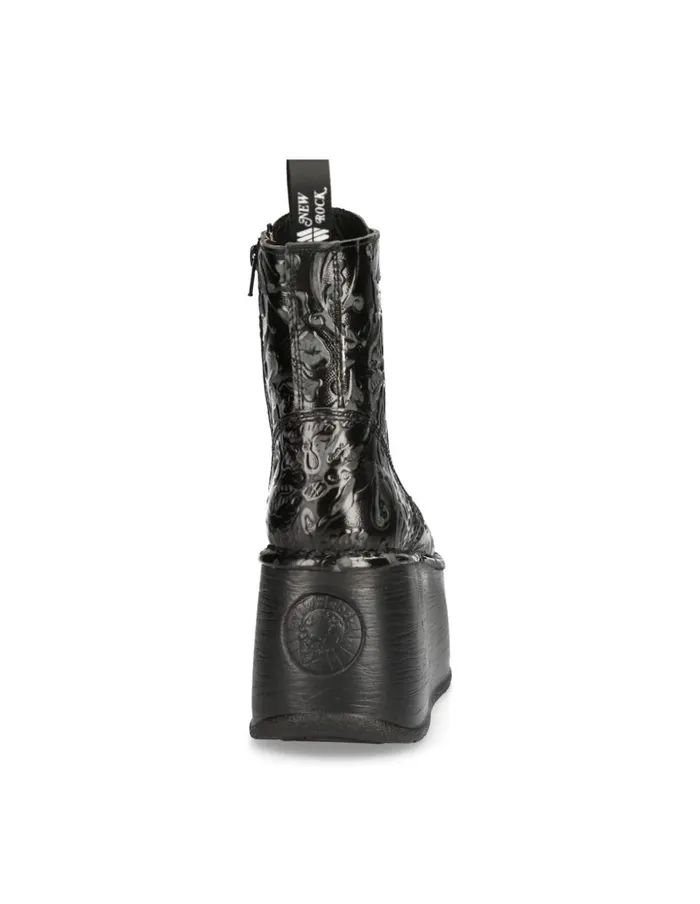 WomenMen Metallic MMili083cC18 New Rock Boots WomenMen Metallic MMili083cC18 New Rock Boots