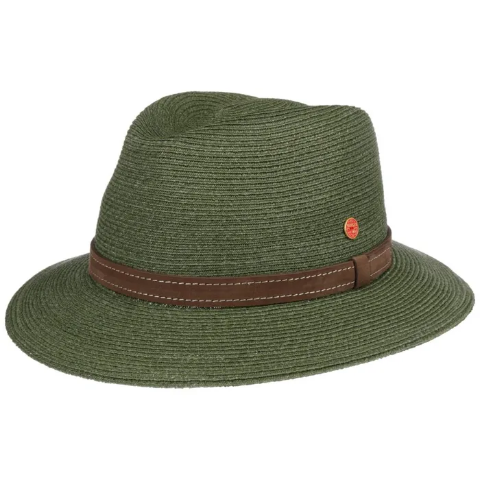 WomenMen Straw Hats Mayser Mathis Raffia Hat With UV Protection Brown WomenMen Straw Hats Mayser Mathis Raffia Hat With UV Protection Brown
