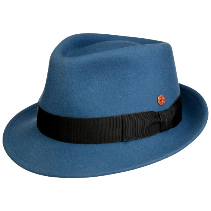 WomenMen Trilby Hats Mayser Classico Trilby Blue