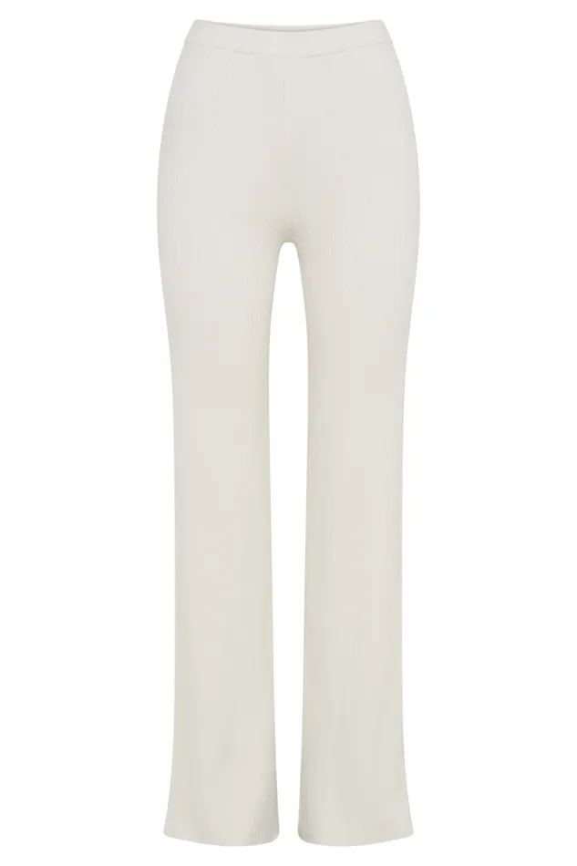 Women Meshki Bottoms Calypso Knit Trousers 8211 Ivory