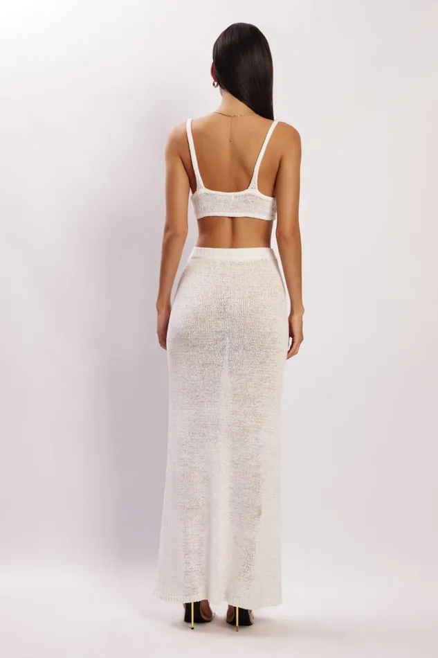 Women Meshki Tops Mary Knit Bralette 8211 White