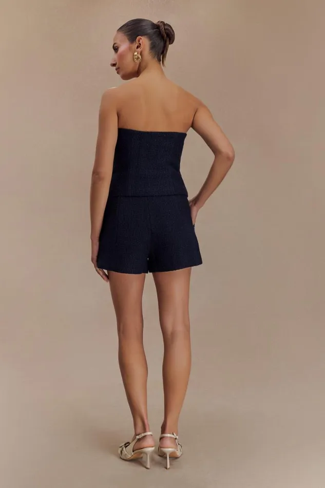 Women Meshki Two Piece Sets Parker Boucle Shorts 8211 Midnight Blue