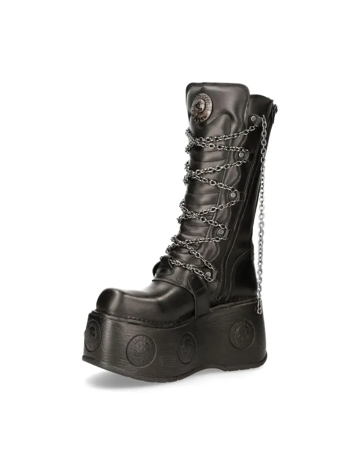 Women Metallic M1013C15 New Rock High Heels Women Metallic M1013C15 New Rock High Heels