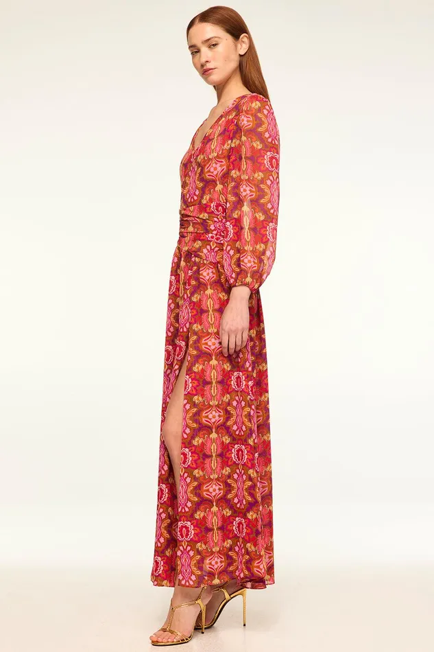 Women MISA Los Angeles Dresses IMELDA DRESS Chic Nostalgic Chiffon