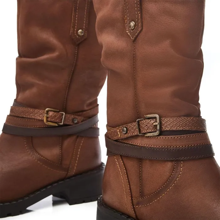 Women Moda In Pelle MidCalf Boots Beckette Tan Nubuck