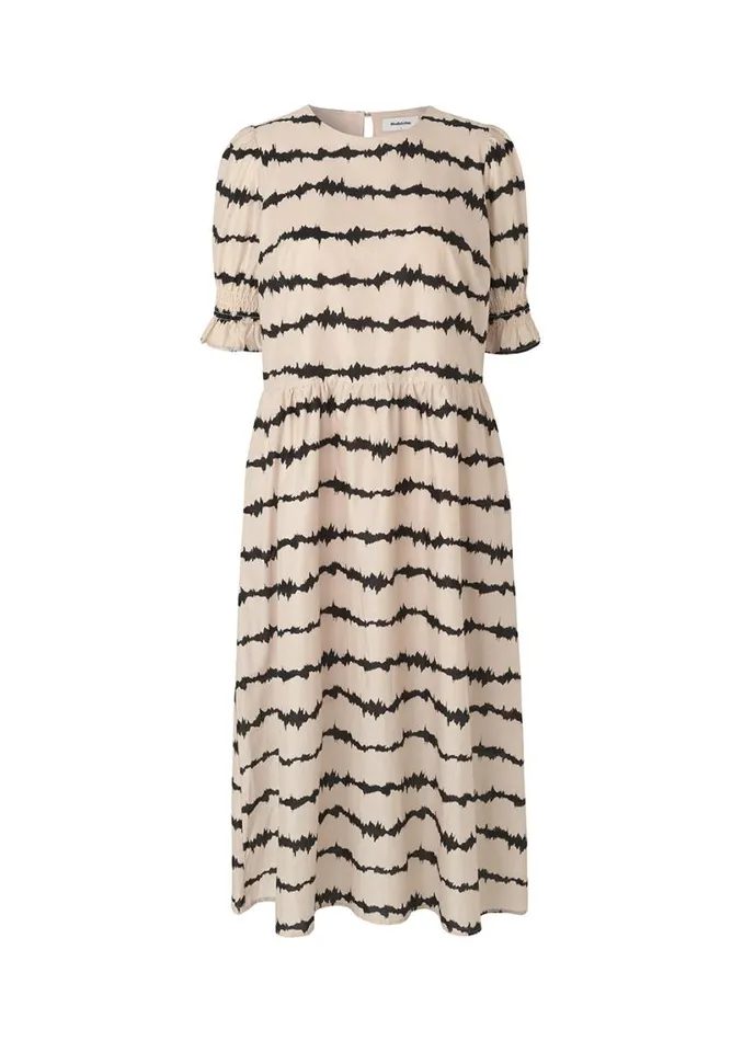Women Modstrm Dresses PoemMD Print Dress Tie Dye Lines