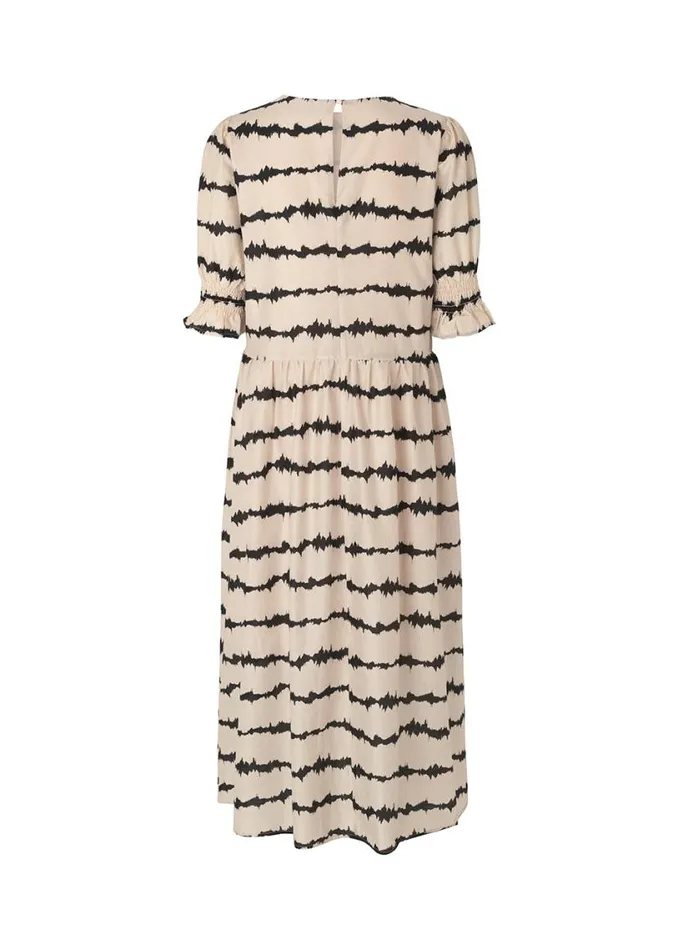 Women Modstrm Dresses PoemMD Print Dress Tie Dye Lines