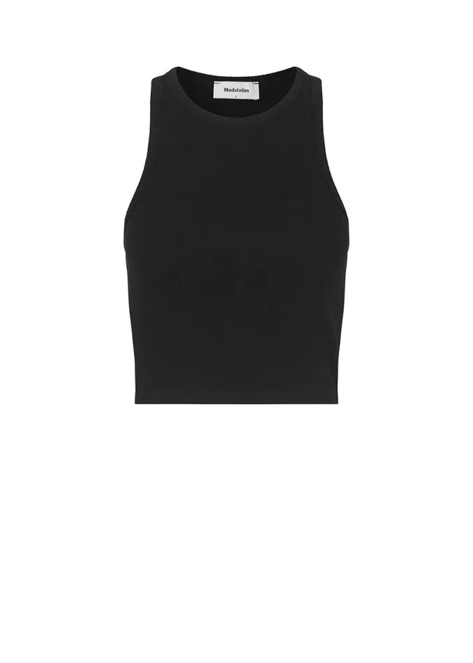 Women Modstrm Tops IgorMD Crop Top Black Women Modstrm Tops IgorMD Crop Top Black