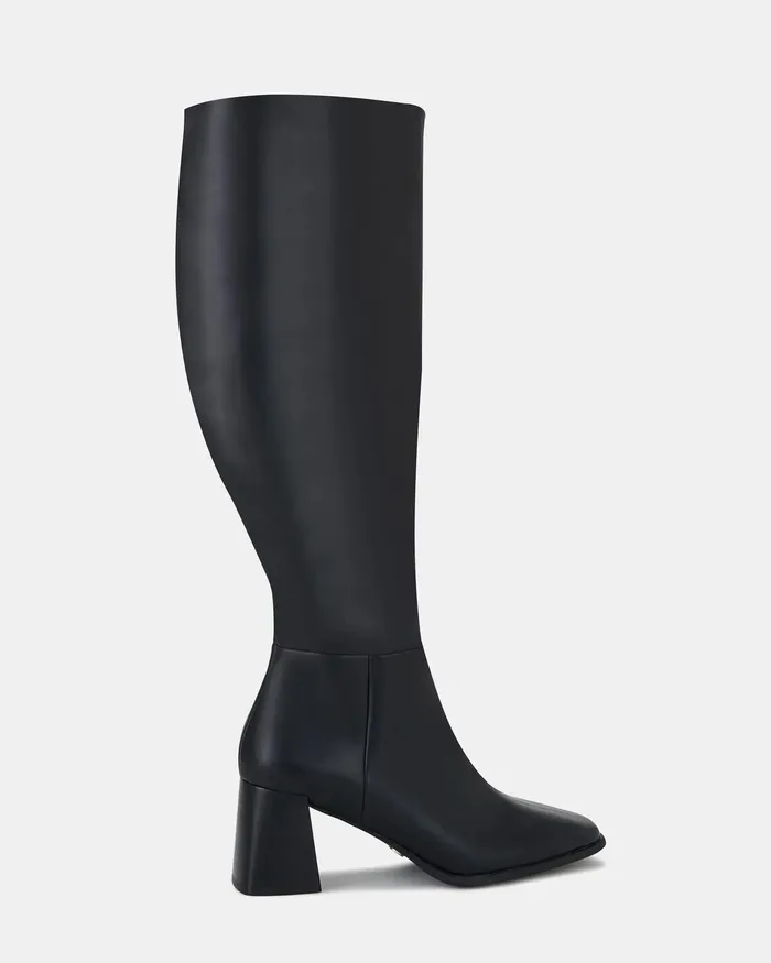 Women NOVO Shoes ORVA BLACK Knee High Boots