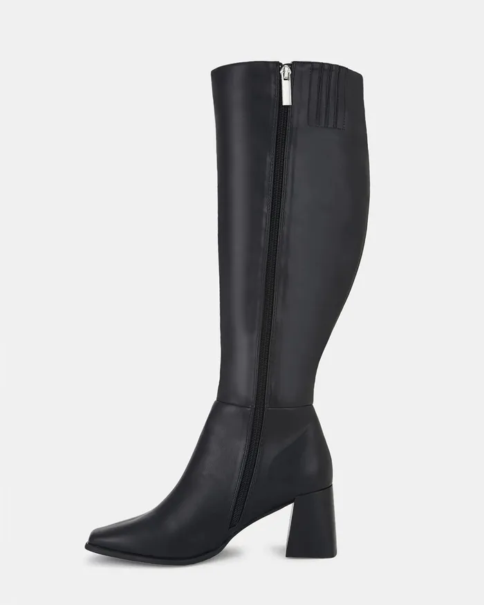 Women NOVO Shoes ORVA BLACK Knee High Boots