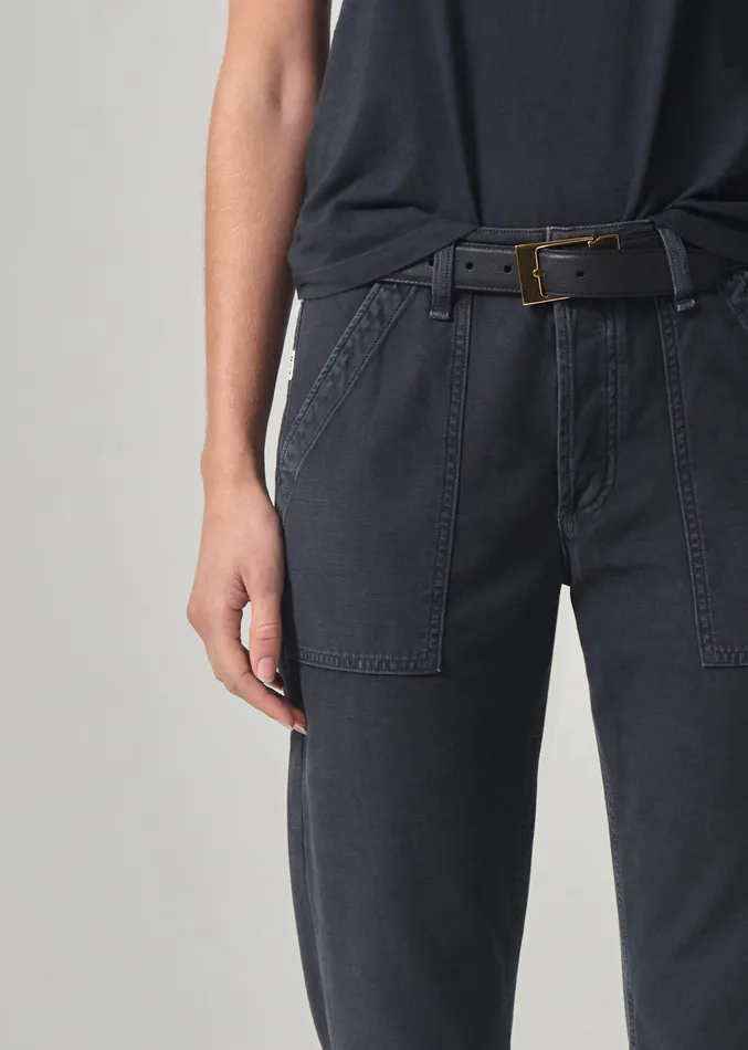 Women Pants Citizens Of Humanity Leah Cargo In Washed Black