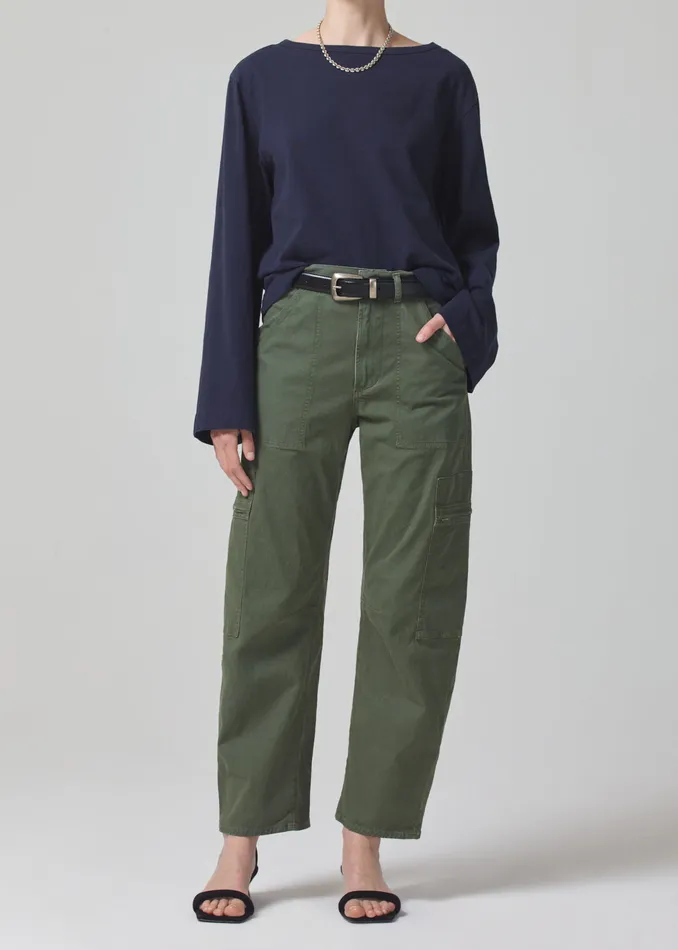 Women Pants Citizens Of Humanity Marcelle Low Slung Easy Cargo In Surplus